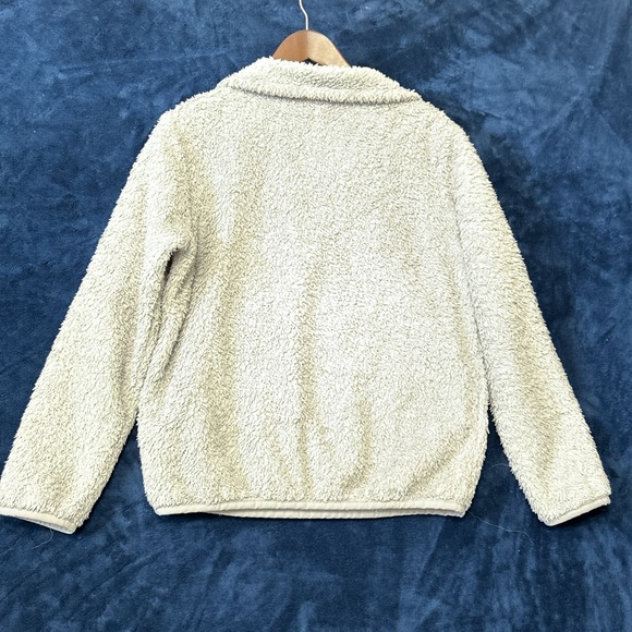 Patagonia Womens Fleece Pullover Sweater Size S Gray Deep Pile 1/4 Zip Outdoors - Picture 12 of 16